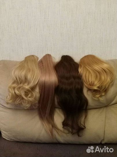 Изготовление трессов,готовые шиньоны