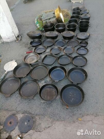 Кухонная утварь СССР чугун