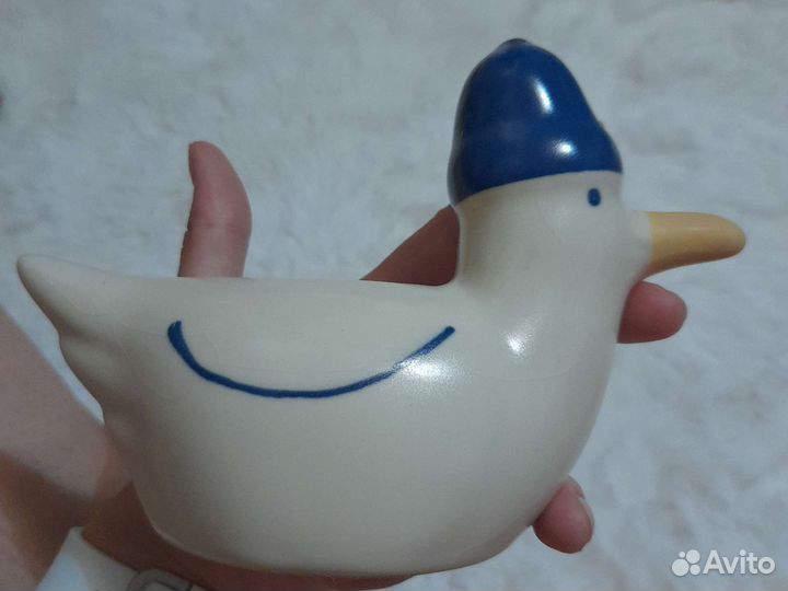 Копилка именная утка