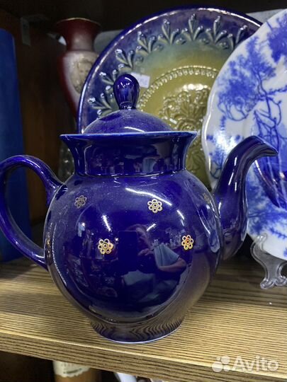 Чайник заварочный СССР кобальт