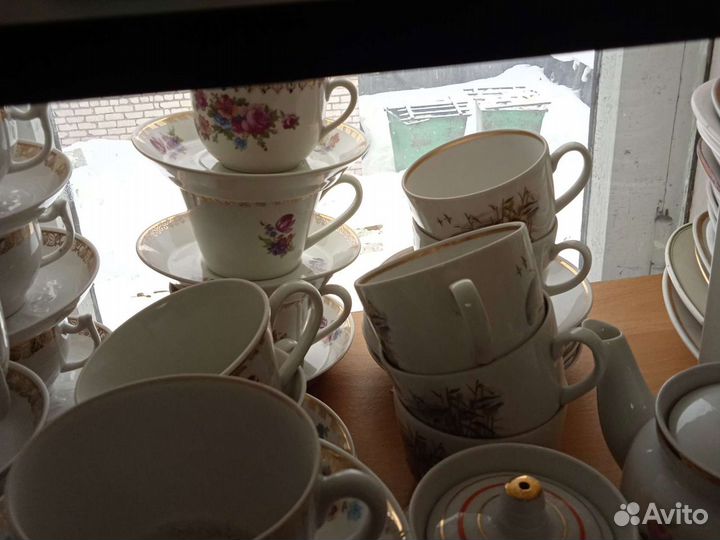 Чашки и чайные пары СССР