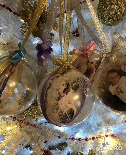 Новогодние шары ручной работы