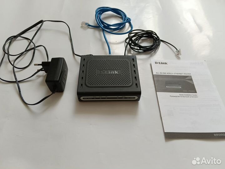 Модем D-Link DSL-2500U