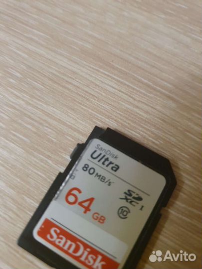 Карта памяти sdhc 64 гб
