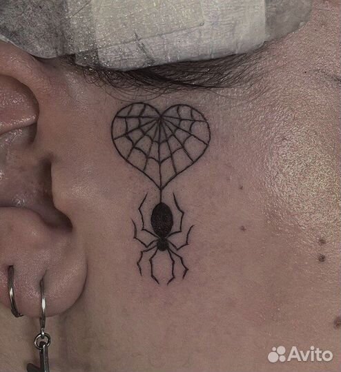 Модель на татуировку, тату за расходники