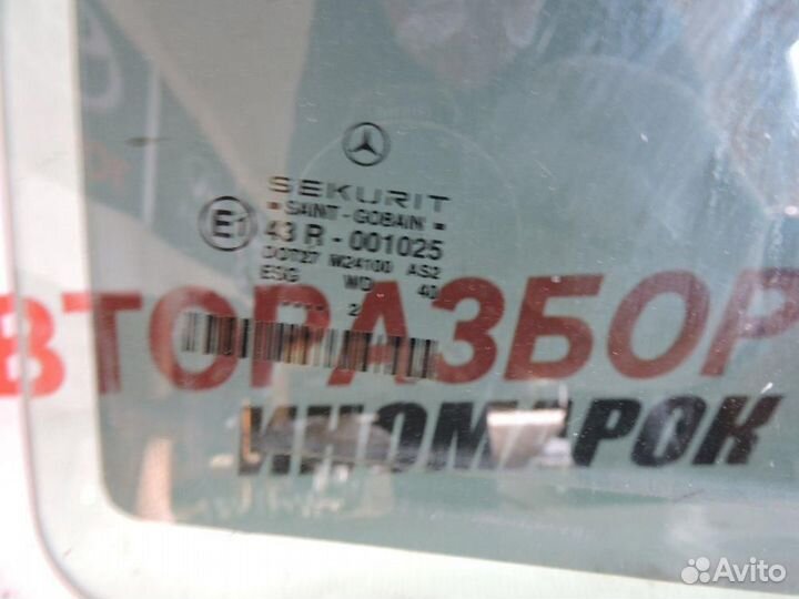 Стекло боковое заднее правое Mercedes E W211