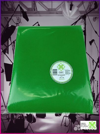 Хромакей зелёный фон для фото и видео съёмки