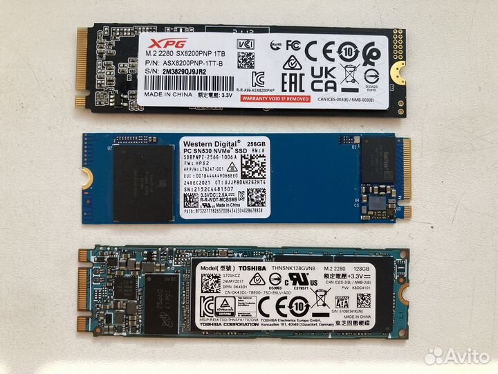 Ssd M2 nvme 1tb / 256gb / 128gb
