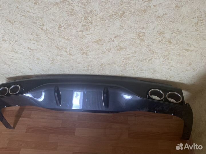 Диффузор на задний бампер kia stinger