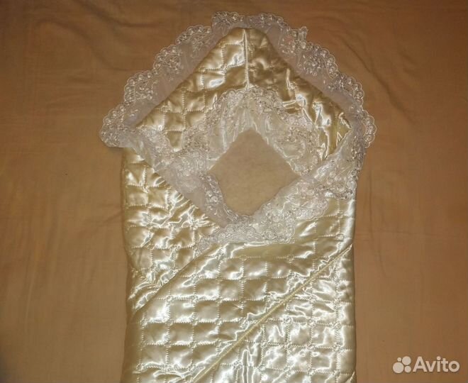 Конверт-одеяло на выписку (на меху)