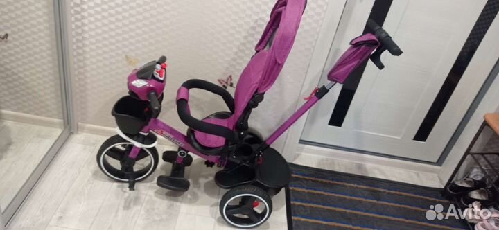 Детский велосипед с ручкой новый