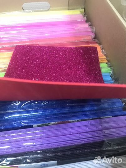 Фоамиран с глитером остатки