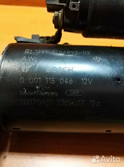 Стартер бмв 5 Е60 дизель