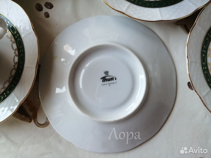 Чайные чашки с блюдцами Thun Чехия