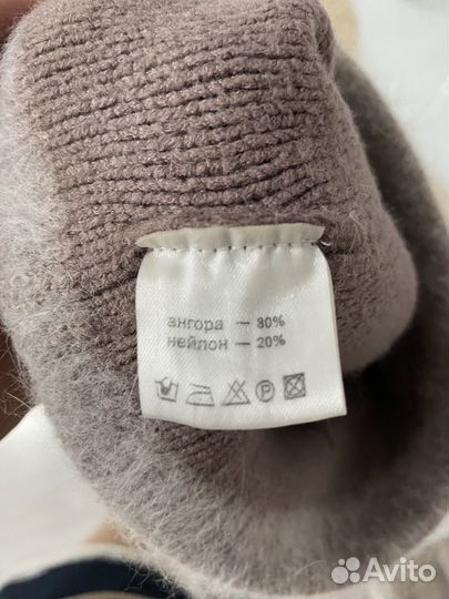 Шапка бини женская ангора