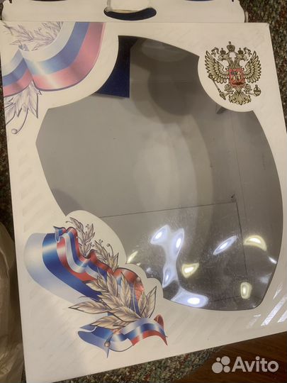 Сервиз чайный Россия юбилейный патриотческий