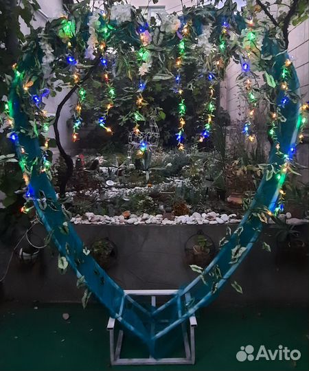 Свадебная арка сердце