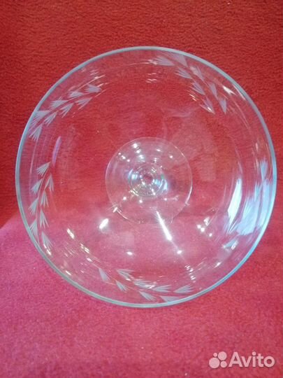 Ваза для фруктов, конфетница СССР средняя