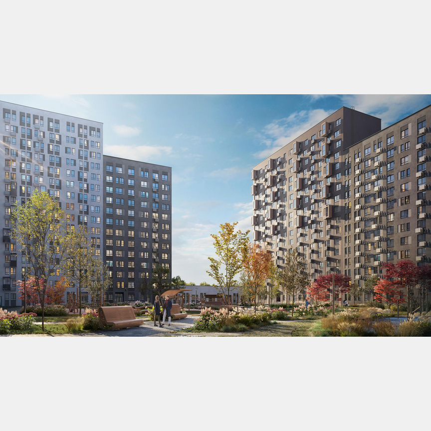 2-к. квартира, 60,6 м², 9/17 эт.