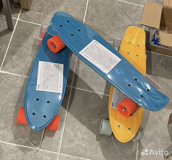 Мини-круизер Decathlon yamba 100 blue/coral