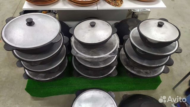 Казани чугунные Узб