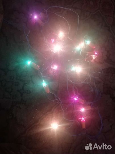 Елочная гирлянда СССР. Рабочая