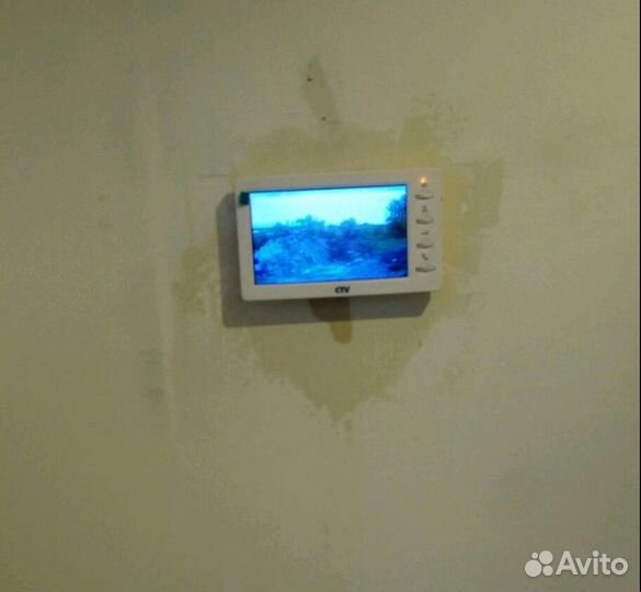 Видеодомофон с Электрозамком, считыватель + монтаж