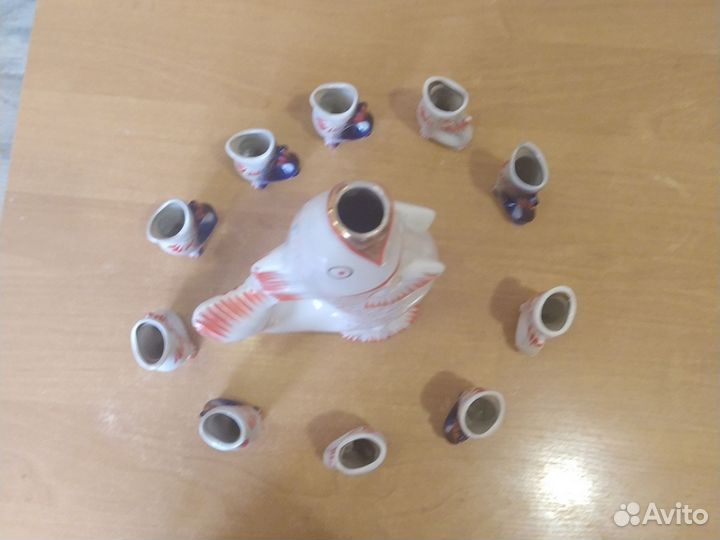 Рыба с рыбками штофы СССР