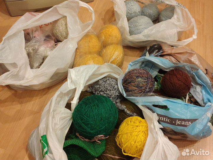 Пряжа нитки для вязания цена за все