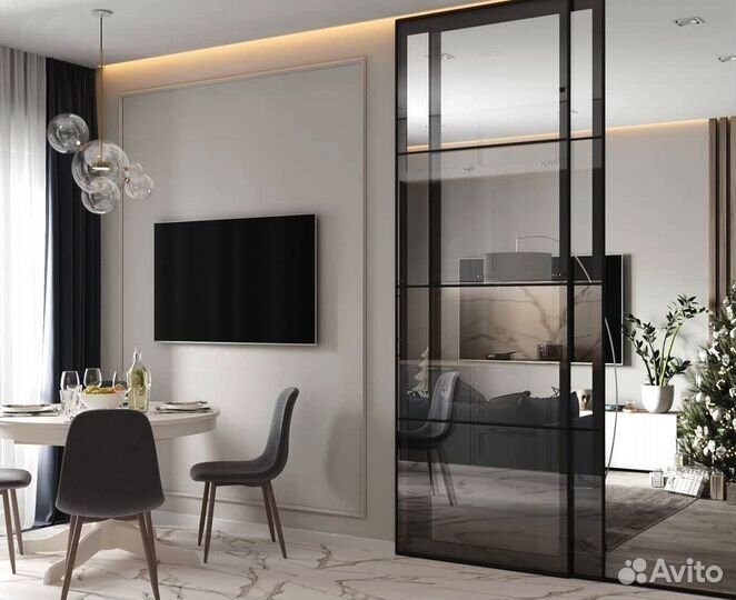 Стеклянные офисные перегородки