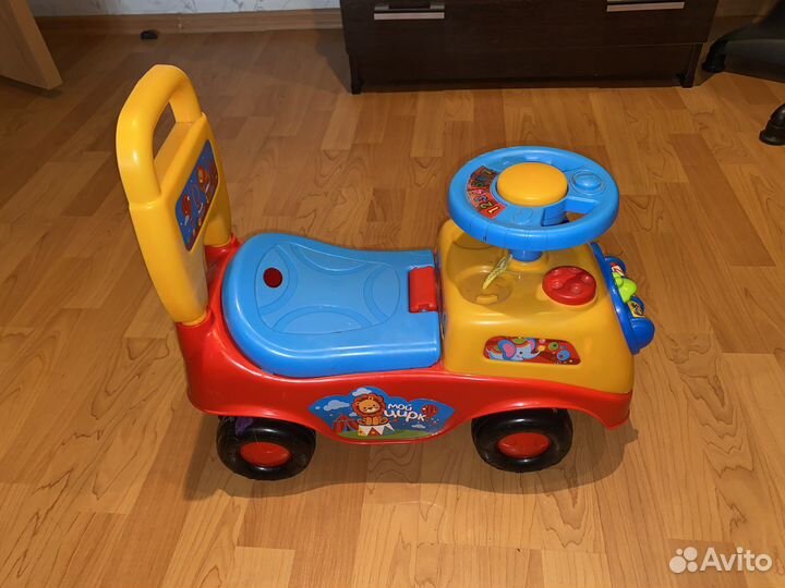 Машинка и Ходунки каталка chicco