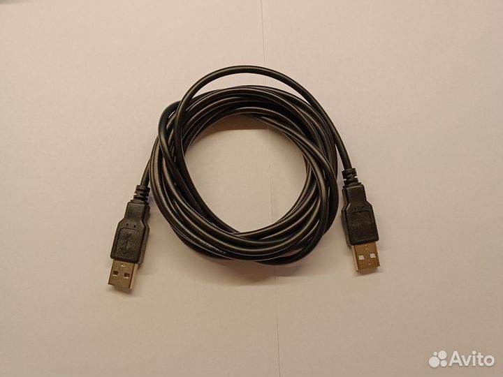 Кабель USB 2.0 Type A to A длинной 3 метра