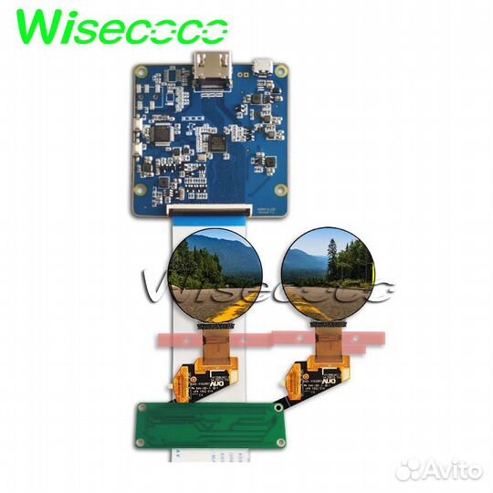 Круглый Oled-дисплей Wisecoco 1,39 дюйма 400x400