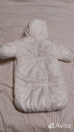 Зимний конверт в коляску на овчине