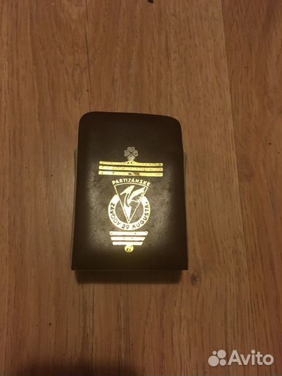 Портсигар кожаный для мягкой пачки сигарет СССР