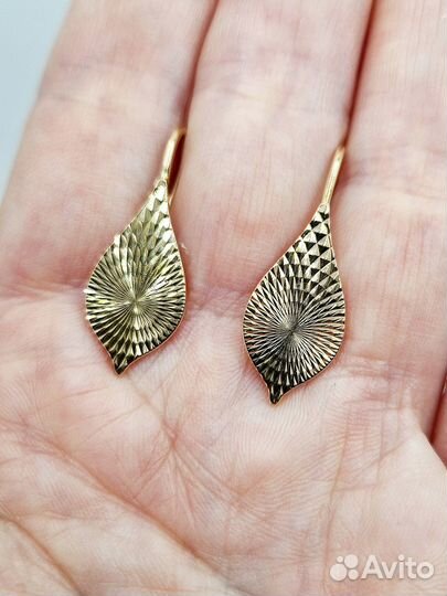 Золотые серьги СССР