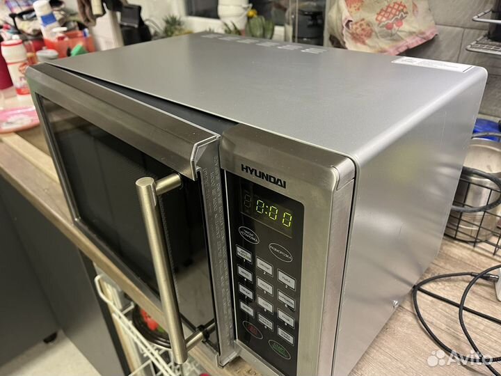Свч микроволновая печь hyundai с грилем
