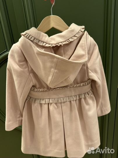 Пальто для девочки из шерсти