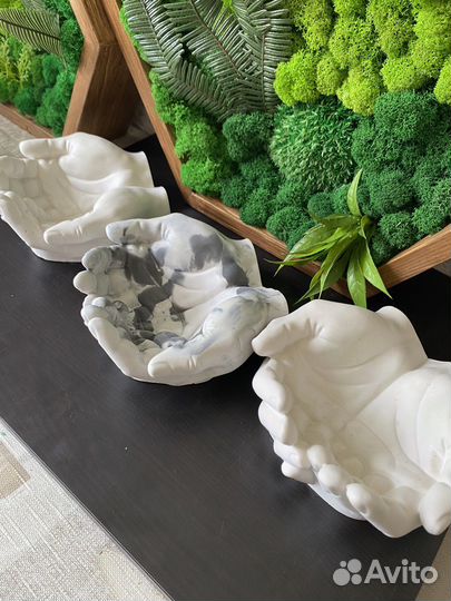 Подставка из гипса Руки