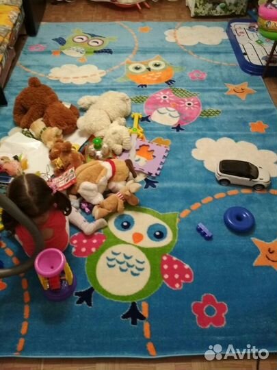 Ковер с совами 2 на 3 метра