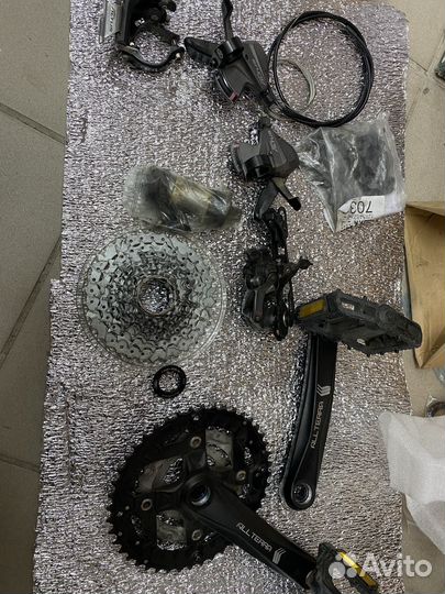 Комплект трансмиссии 3x9 для велосипеда