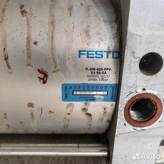 Пневмоцилиндр D200-400PPV б/у Festo