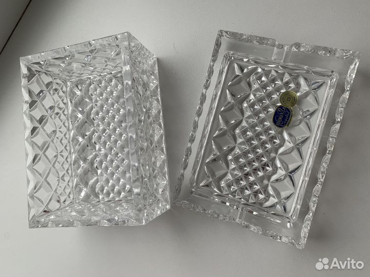 Пепельница-шкатулка Богемия новая