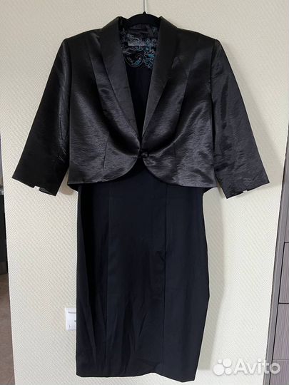 Платье с пиджаком эффектное