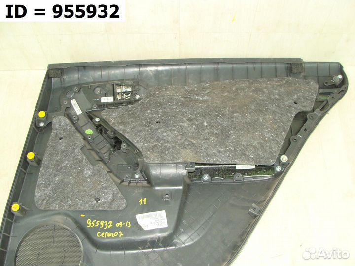 Обивка двери задняя правая Kia Cerato 2 2008-2013