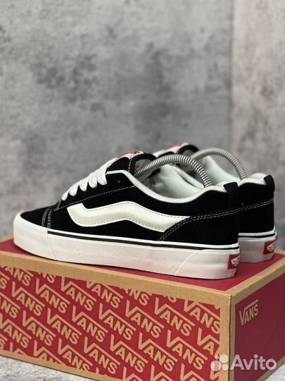 Кеды Vans Knu Skool Black White (36-45)