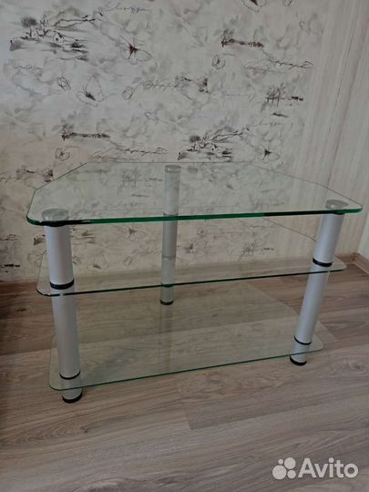Тумбочка стеклянная