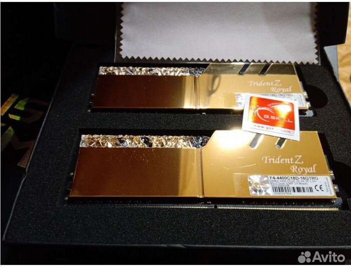 Оперативная память DDR4 G.skill trident Z royal