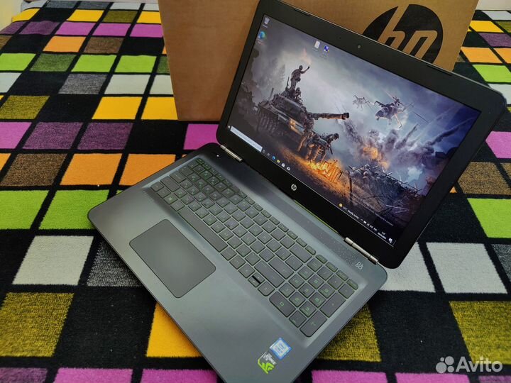 Игровой ноутбук HP pavilion 15-BC404UR (Полный ком