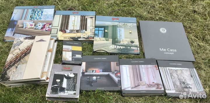 Сет европейских каталогов тканей на поделки